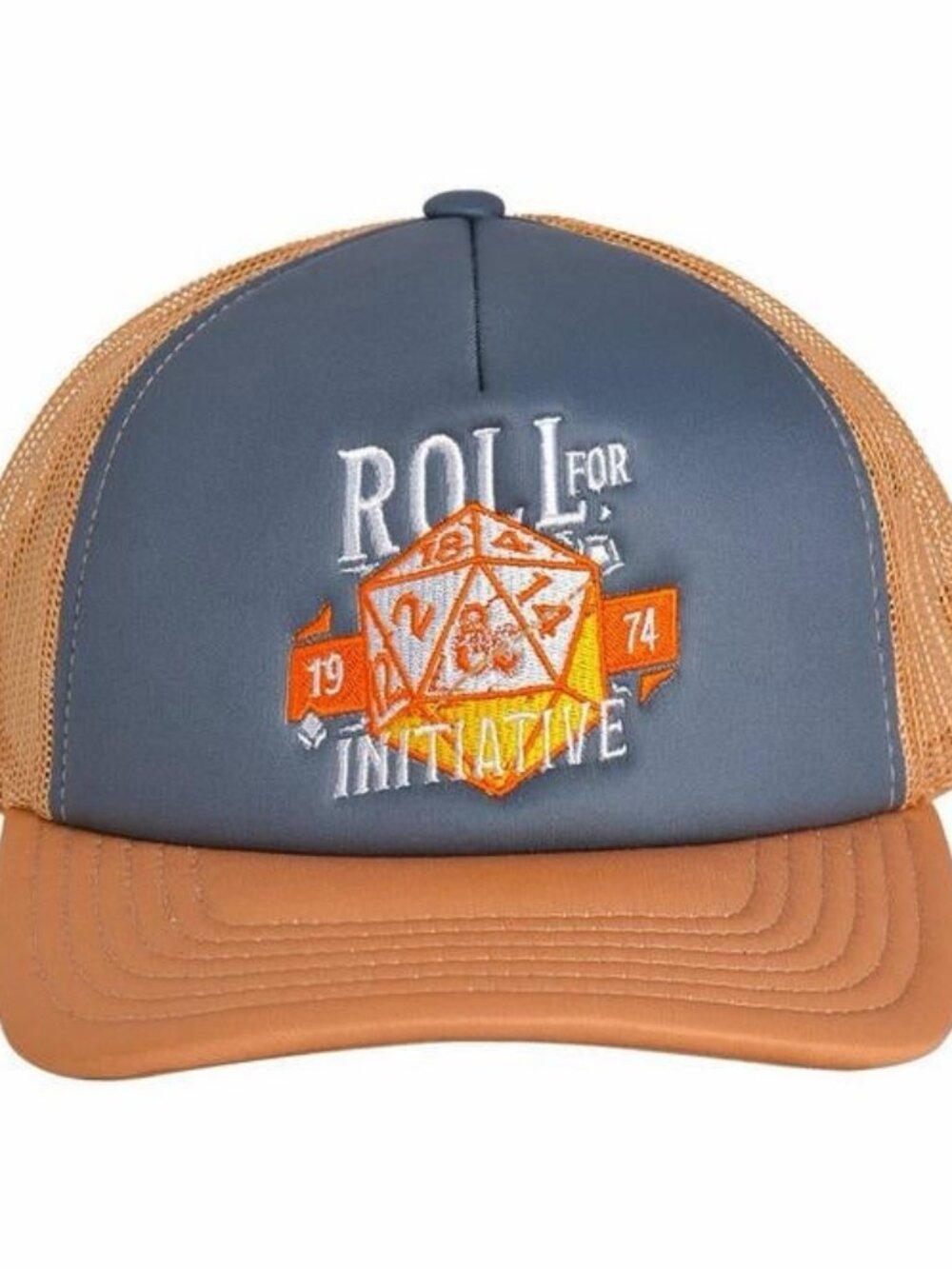Dungeons and Dragons Roll for Initiative 1974 Foam Snapback Trucker Hat NWT
